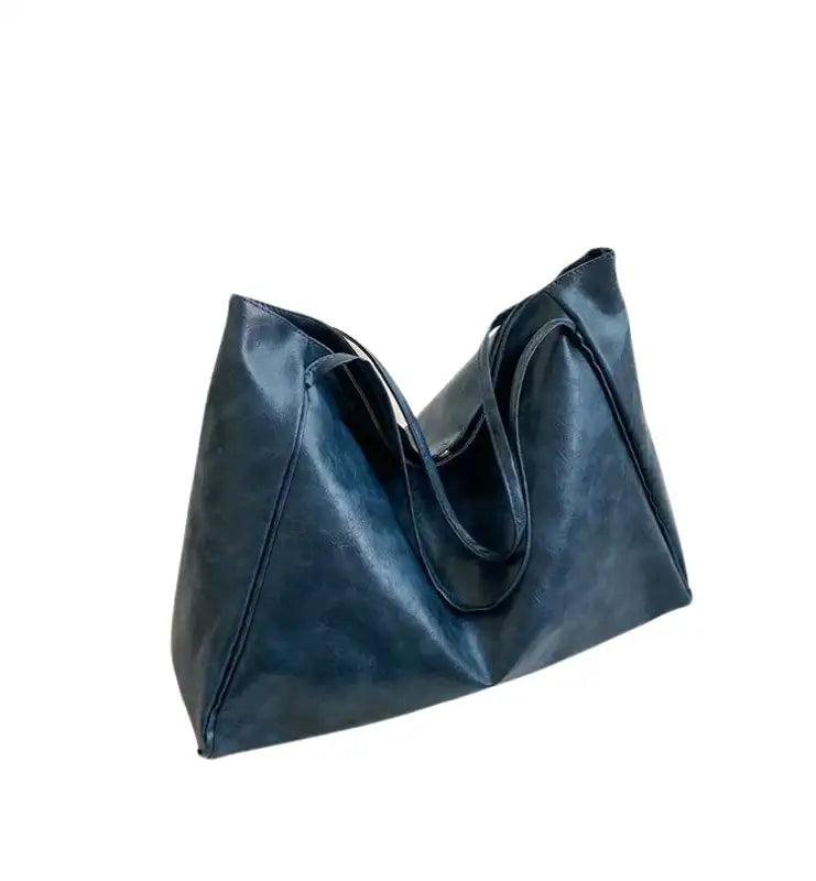 Schulterhandtasche aus trendigem Leder