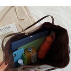 Schulterhandtasche aus trendigem Leder