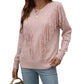 Cripes - Pull d'Automne à Pompons pour Femme