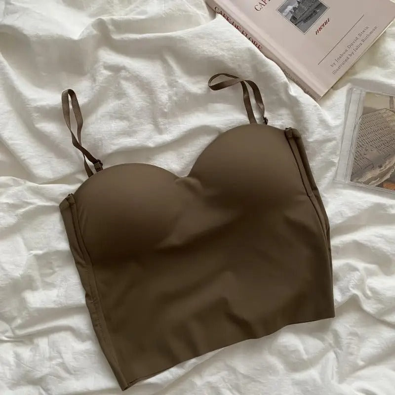 Cripes Pieces Brooklyn Débardeurs Chemises aérées avec soutien-gorge bandeau intégré pour plus de confort en été