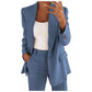 Cripes – ensemble de costume pour femme, couleur unie, avec veste de costume, Blazer et pantalon