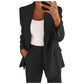 Cripes – ensemble de costume pour femme, couleur unie, avec veste de costume, Blazer et pantalon