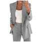 Cripes – ensemble de costume pour femme, couleur unie, avec veste de costume, Blazer et pantalon