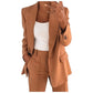 Cripes – ensemble de costume pour femme, couleur unie, avec veste de costume, Blazer et pantalon