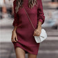Crêpes | Pull élégant/robe courte