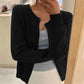 Cardigan femme en tricot simple