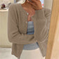 Cardigan femme en tricot simple