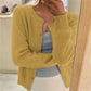 Cardigan femme en tricot simple