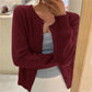 Cardigan femme en tricot simple