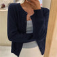 Cardigan femme en tricot simple