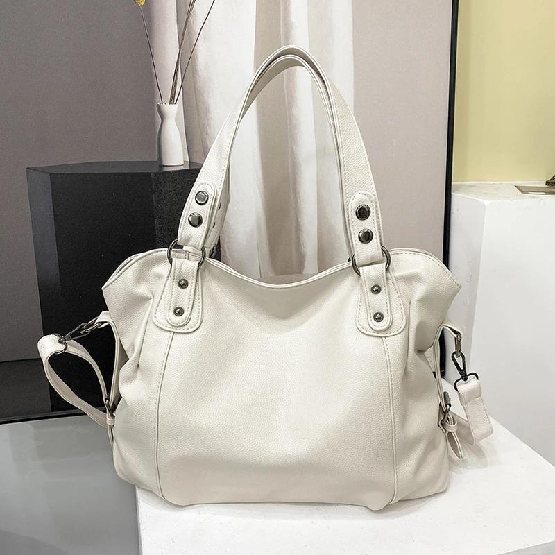 Luxus Leder Damen Schultertasche