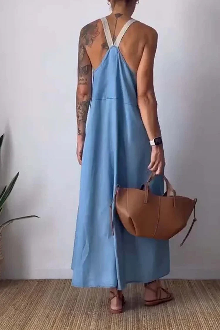 Robe décontractée à bretelles