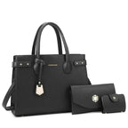 Rechteckige Schultertasche aus Leder