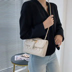 Beige Schultertasche