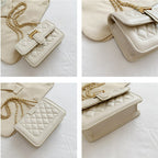 Beige Schultertasche