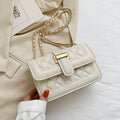 Beige Schultertasche