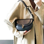 Kleine Leder Schulterhandtasche