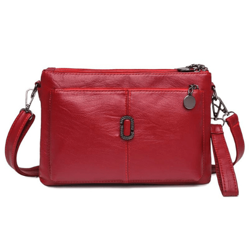 Kleine Leder Schultertasche Frauen Hochwertiges Lederhandwerk