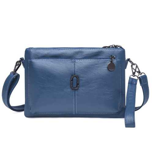 Kleine Leder Schultertasche Frauen Hochwertiges Lederhandwerk