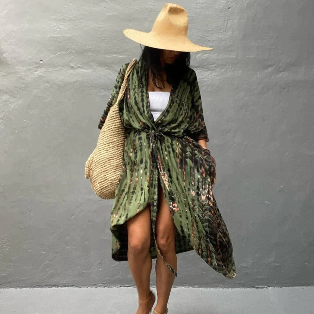 Éden® | Kimono élégant Vert Armée