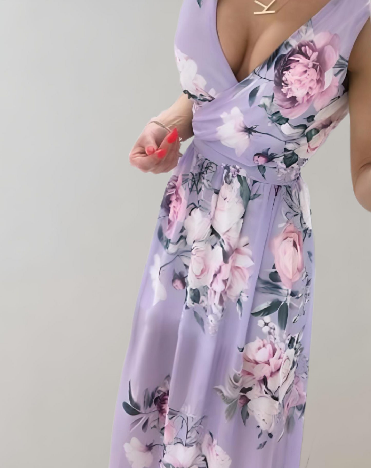 Robe magnifiquement ajustée avec tissu doux