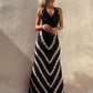 Cripes - Robe longue sans manches avec décolleté en V