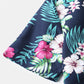 Chemise élégante à manches courtes pour hommes avec impression florale