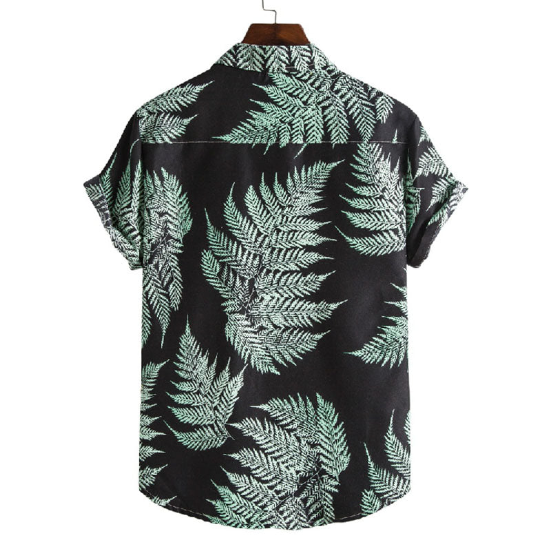 à manches courtes pour hommes, au design floral très tendance.