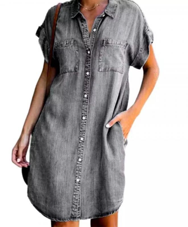 Robe en jean pour femme