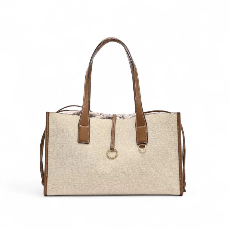 Elegante Canvas Tote-Handtasche