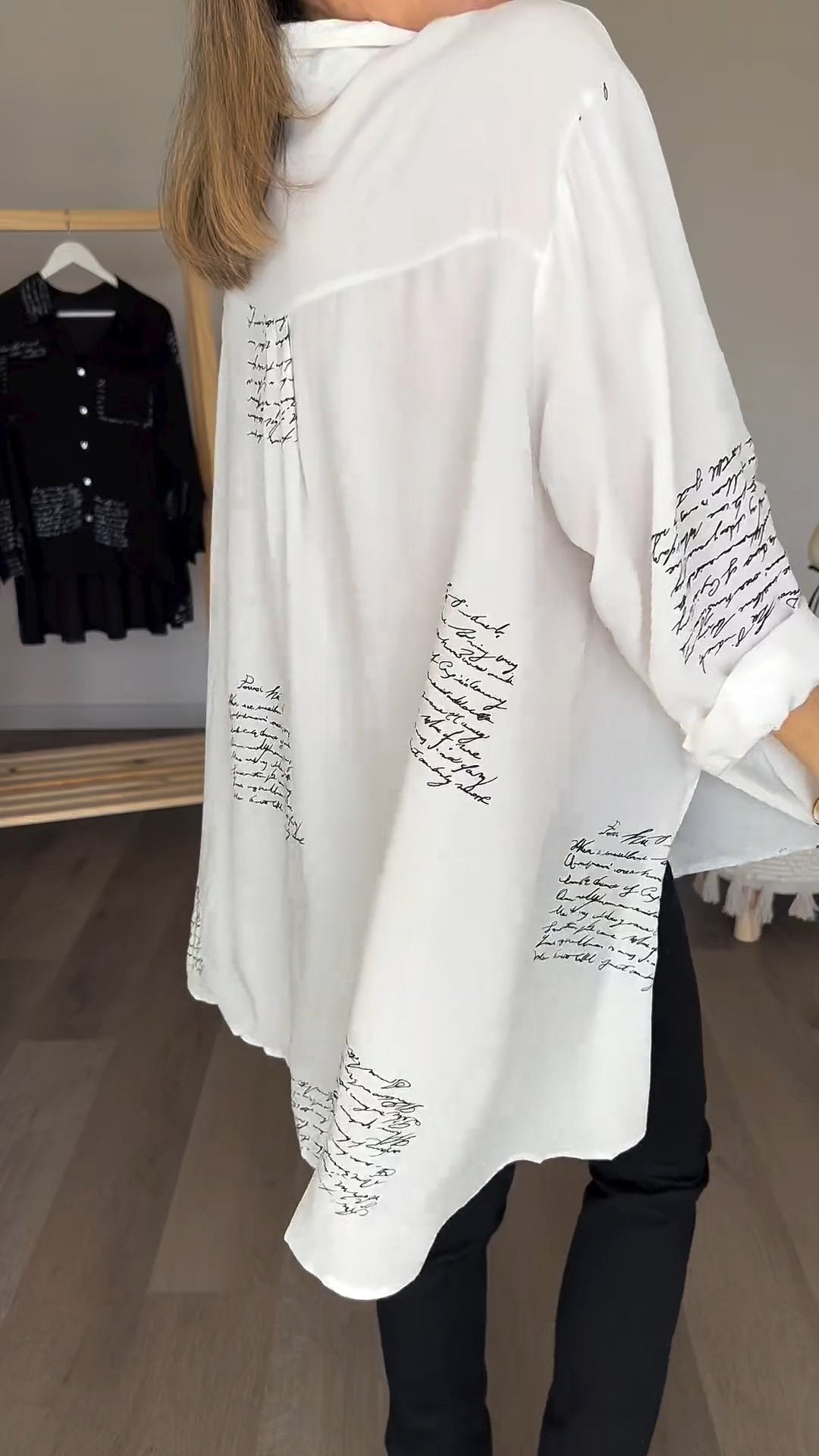 Crêpes | BLOUSE CONFORTABLE AVEC IMPRIMÉ