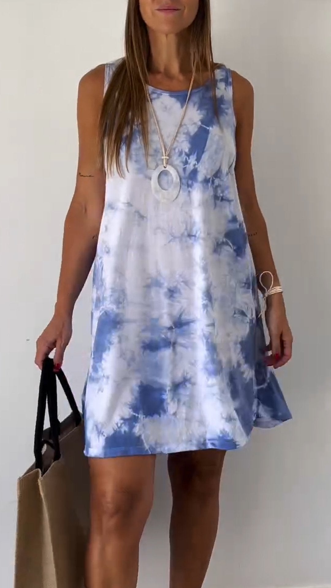 Robe d'été trapèze Cripes au look ombré