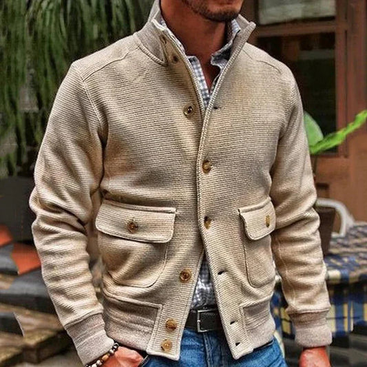 Cardigan cargo stylé pour hommes