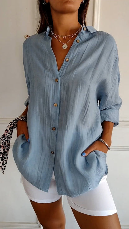 Crêpes | Chemise élégante pour femme