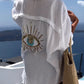 Cripes - Robe de plage blanche Oeil