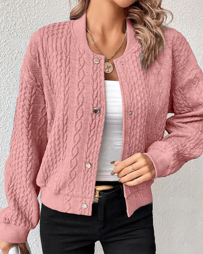 Crêpes | Comfy Cardigan femme avec boutons