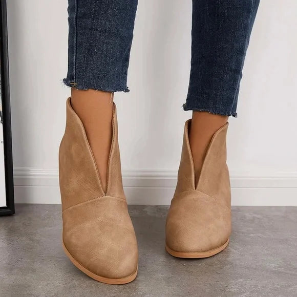 Bottines en V