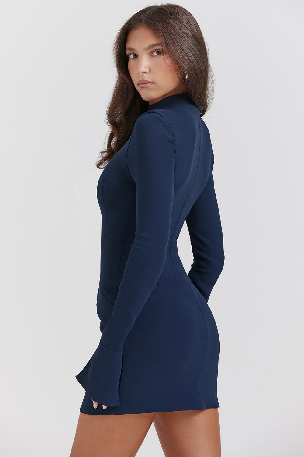 Cripes Temptation Mini robe bleu foncé avec deux poches pour soirées club