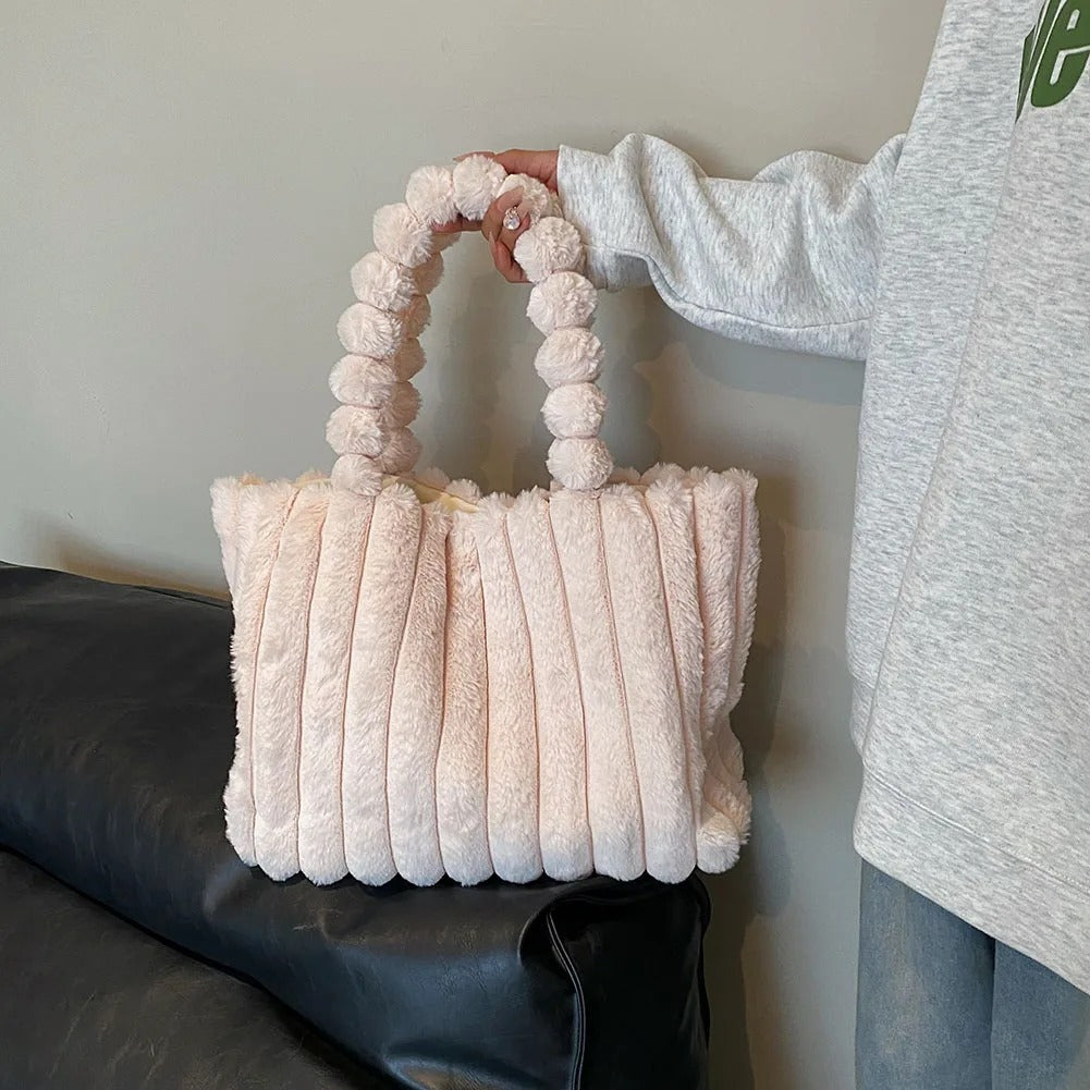 SOFIA™ | SAC À BANDOULIÈRE EN PELUCHE DOUCE