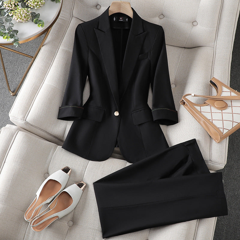 Ensemble blazer et pantalon chic