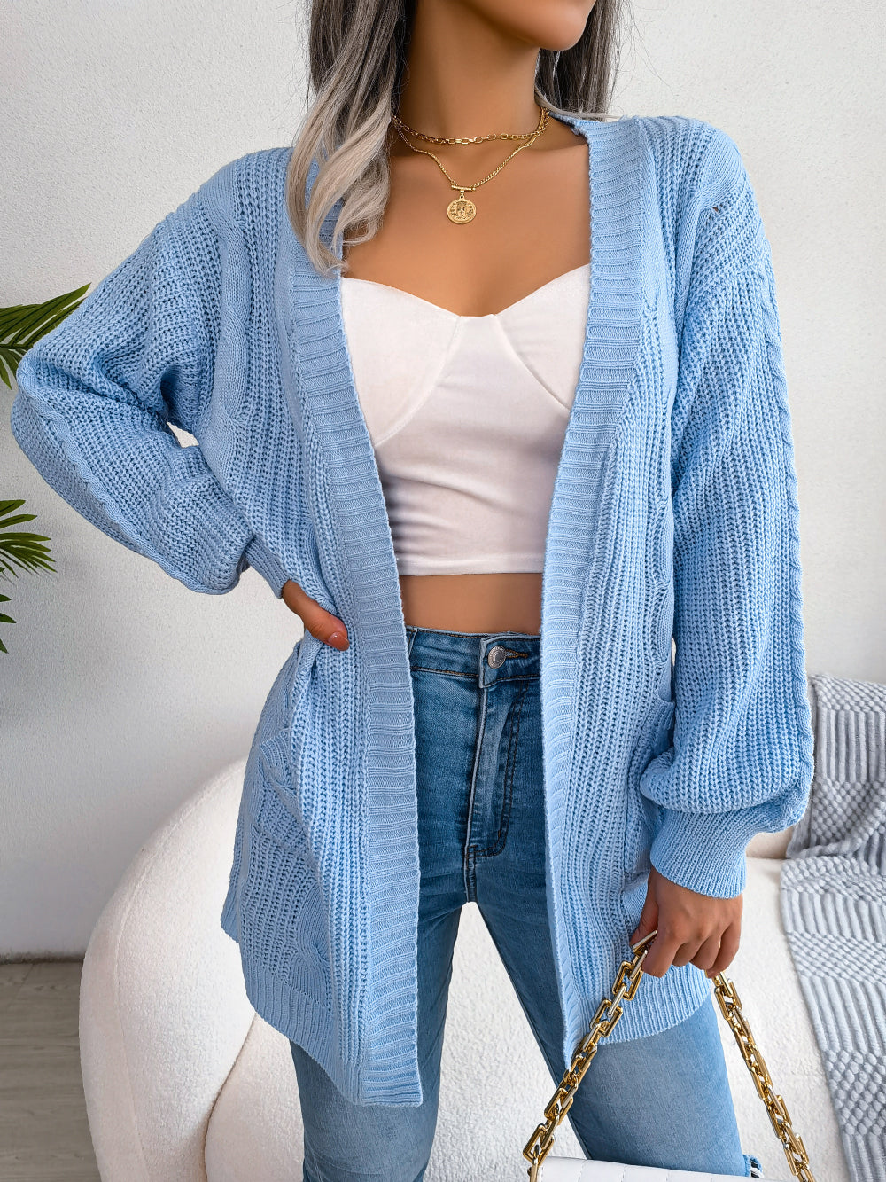 Crêpes | Cardigan chic pour femme