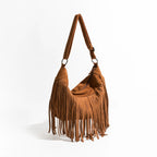 Sloane | Suede Schultertasche