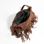 Sloane | Suede Schultertasche