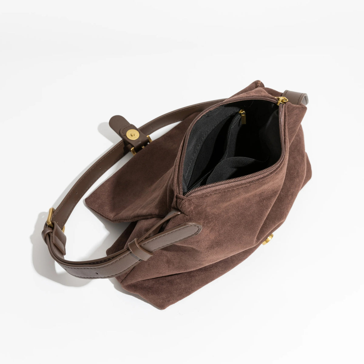 Wildleder Schultertasche für Damen - Stilvolle und luxuriöse Handtasche