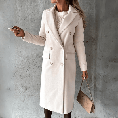 Crêpes | Manteau coupe-vent en laine ELITE