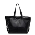 Große trendige Tote Bag aus Leder