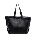 Große trendige Tote Bag aus Leder