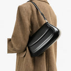 Echte Leder Handtasche - Zeitloser Vintage-Stil für Damen
