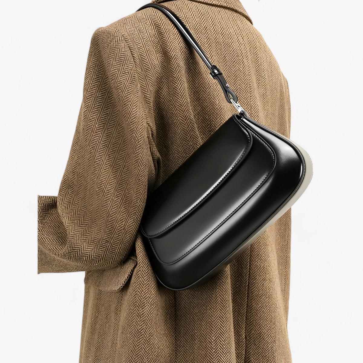 Echte Leder Handtasche - Zeitloser Vintage-Stil für Damen