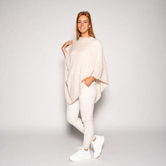 Poncho mode avec asymétrie